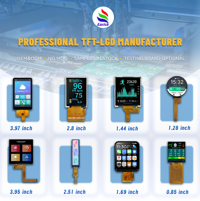 Small-Sized 0.42 0.85 0.96 Inch TFT LCD Module with SPI Interface and ...