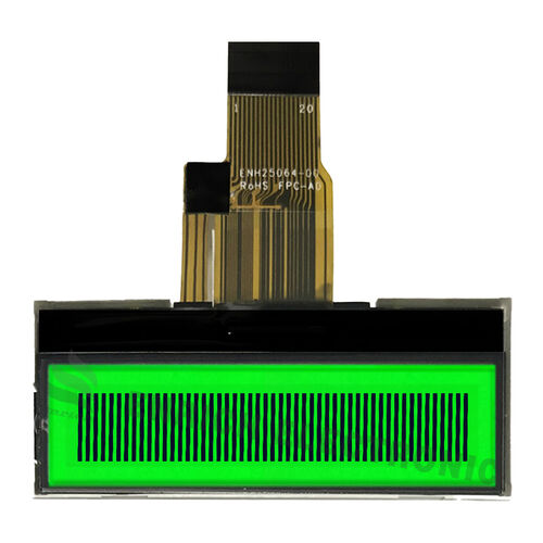 Latest company news about Source Manufacturer Launches 1.9-inch Red/Green Dual-Color COG LCD, 250×64 Dot Matrix Display