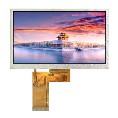 5 Inch TFT LCD Module 800x480 Resolution IC ST7262 With RGB Interface