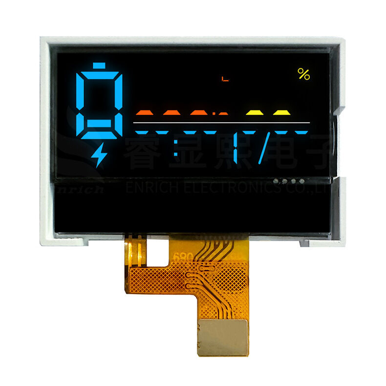 VA Segment LCD Module with FPC Connector for Industrial Displays