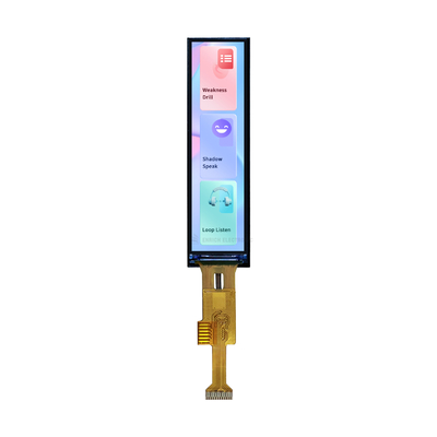 Good price 2.51 Inch Tft Lcd Display Screen 120x480 Resolution Custom Tft Display SPI Driving IC NV3001A online