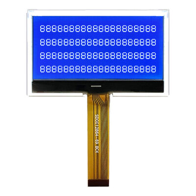 Harga yang bagus 2.5 inci 128x64 Dot Matrix LCD Display dengan STN Blue Background White Character Graphic LCD Module on line