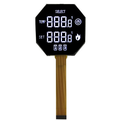 Wide Temperature VA TN Segment LCD Circular Octagonal Fascia Gun Massager Display With FPC