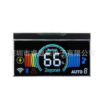 Harga yang bagus Shenzhen Made VA Segmen LCD Modul Hitam Putih Layar Kontroler Medis Segmen Warna Tampilan Pabrik on line